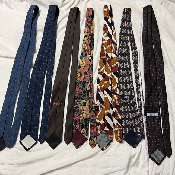 Men's Miscellaneous ties, lot of 7 - Picture 2 of 5